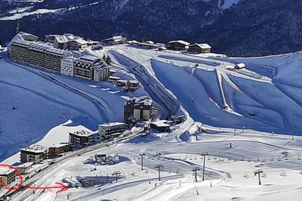 Vue Panoramique Sur Les Pyrenees Apartment Saint-Lary-Soulan Bagian luar foto